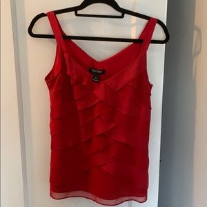 White House Black Market Tank Top, Red, S
